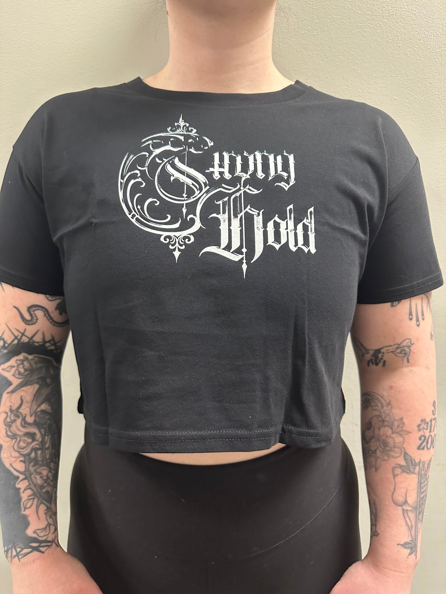 Strong Hold Logo Crop Top