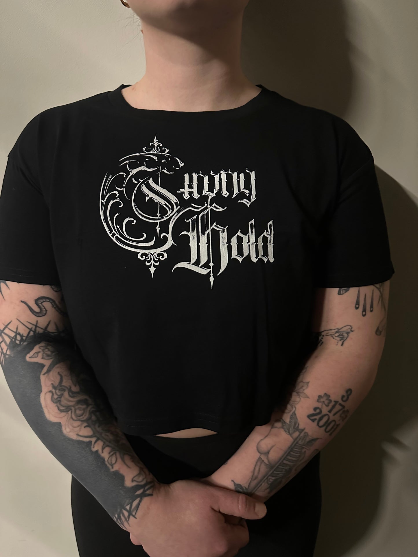 Strong Hold Logo Crop Top